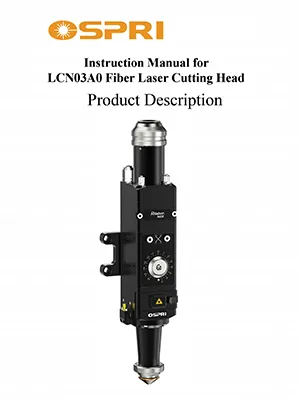 رأس القطع فايبر ليزر طراز LCN03A0-H02 (رأس مسطح)
