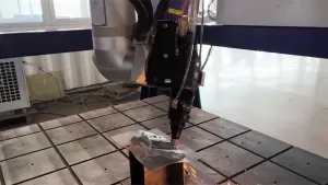 محور دوار طرازAC01-LD-H03  لرأس قطع ليزر روبوتي ثلاثي الأبعاد