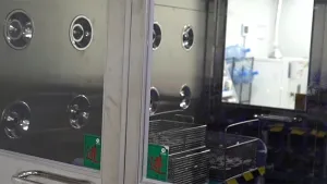 نظام تنظيف بالهواء المضغوط لإزالة الشوائب من المواد الخام الواردة