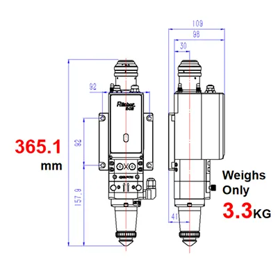 هيكل مدمج وخفيف الوزن