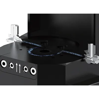 مدخل ألياف QBH مبرد بالماء لضمان تشغيل مستقر