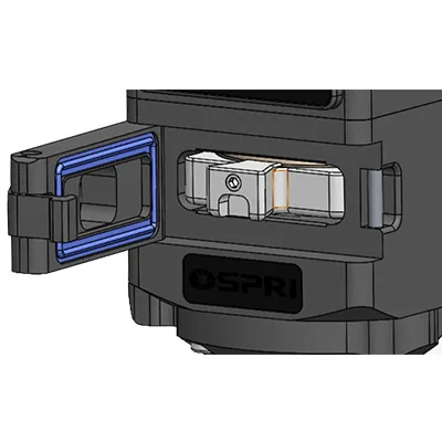 غطاء غبار مثبت بالضغط لحماية العدسات وتنظيف أسهل