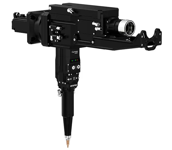 رأس قطع فايبر ليزر بقدرة 20 كيلوواط للحواف المائلة (زاوية قائمة بنظام بندول رقاص، تركيز تلقائي)