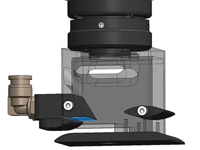 حاجز هوائي مضاد للترسبات يطيل عمر العدسة