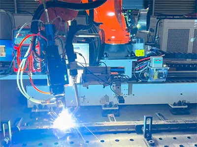 رأس لحام بالليزر متأرجح بمحور واحد